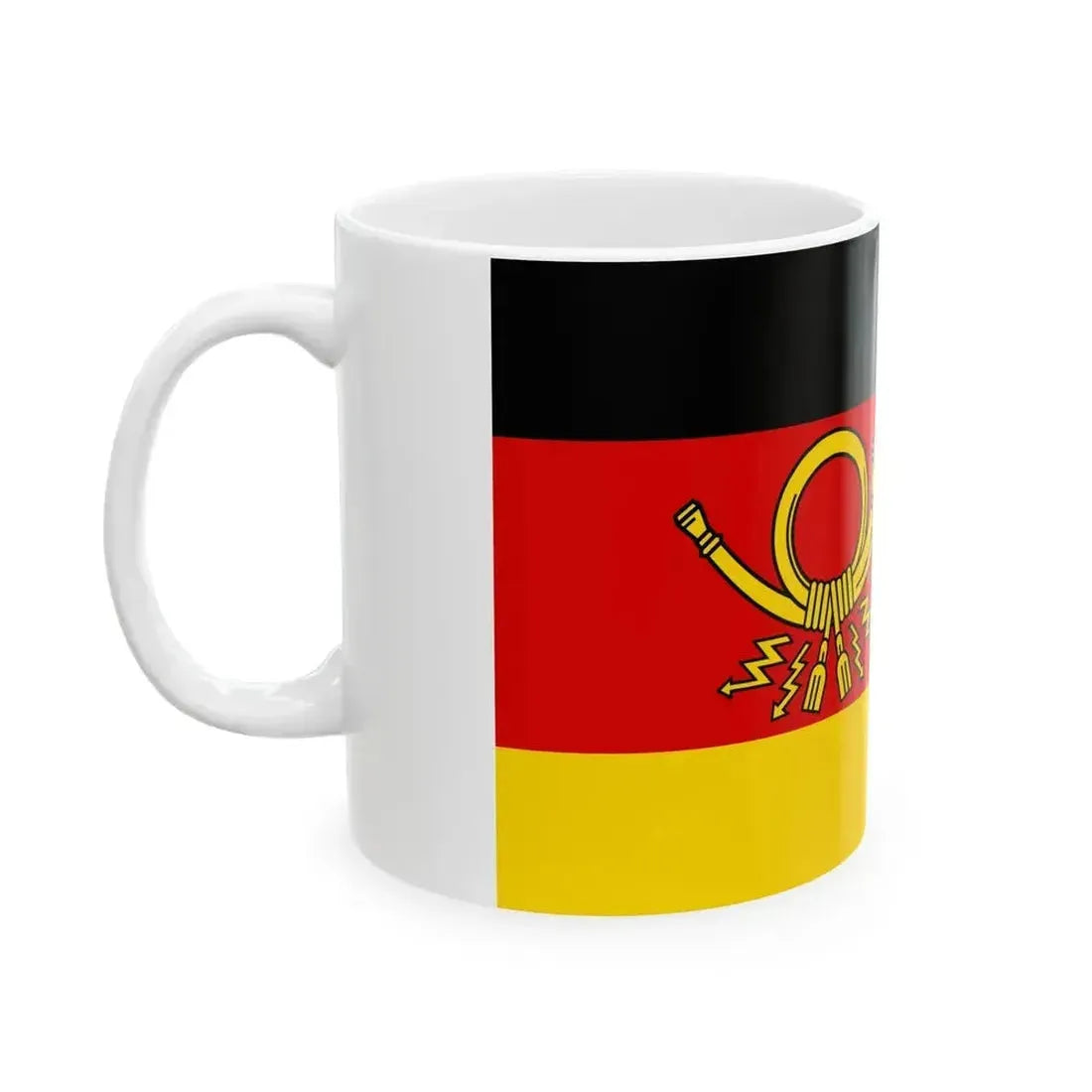 Flag of German post president (Germany) White Coffee Mug - Go Mug Yourself