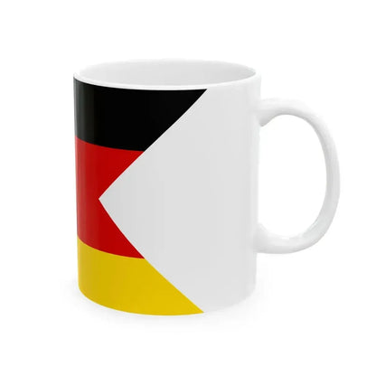 Flag of German post president (Germany) White Coffee Mug - Go Mug Yourself