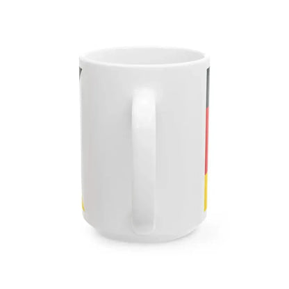 Flag of German post president (Germany) White Coffee Mug - Go Mug Yourself