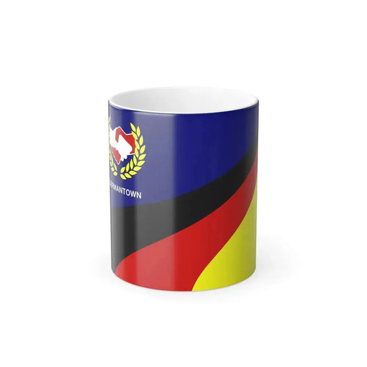Flag of Germantown, Ohio - Color Changing Coffee Mug 11oz - Go Mug Yourself
