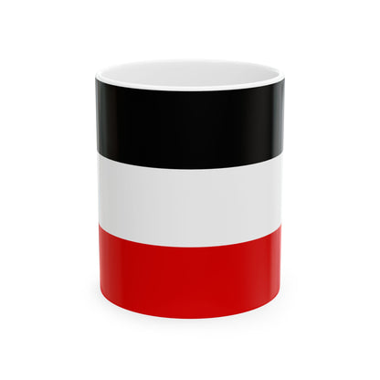 Flag of Germany 1867-1918 (Germany) White Coffee Mug-11oz-Go Mug Yourself