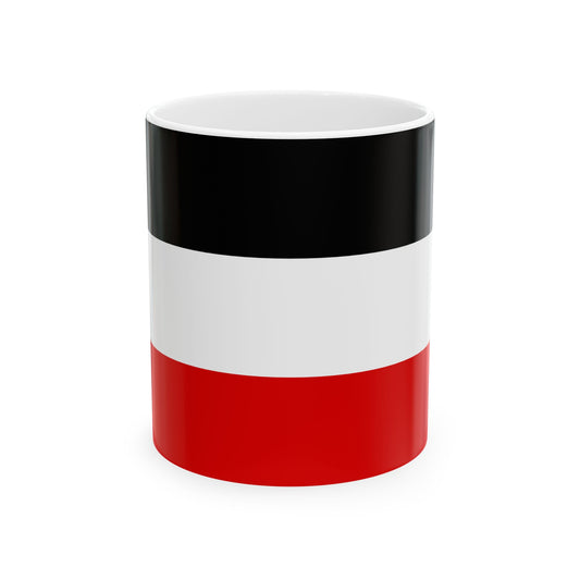 Flag of Germany 1867-1918 (Germany) White Coffee Mug-11oz-Go Mug Yourself