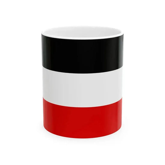 Flag of Germany 1867-1918 (Germany) White Coffee Mug 11oz - Go Mug Yourself