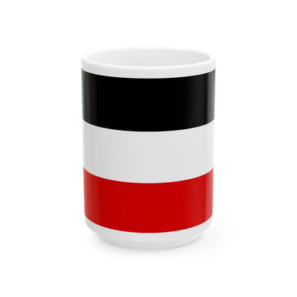 Flag of Germany 1867-1918 (Germany) White Coffee Mug-15oz-Go Mug Yourself