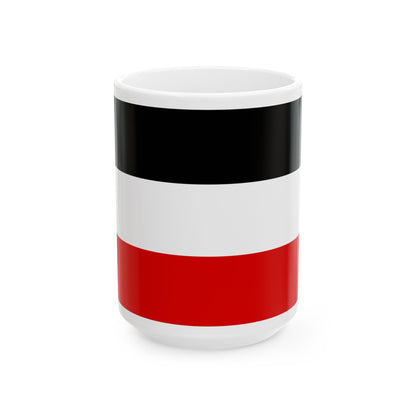 Flag of Germany 1933-1935 2-3 (Germany) White Coffee Mug-15oz-Go Mug Yourself