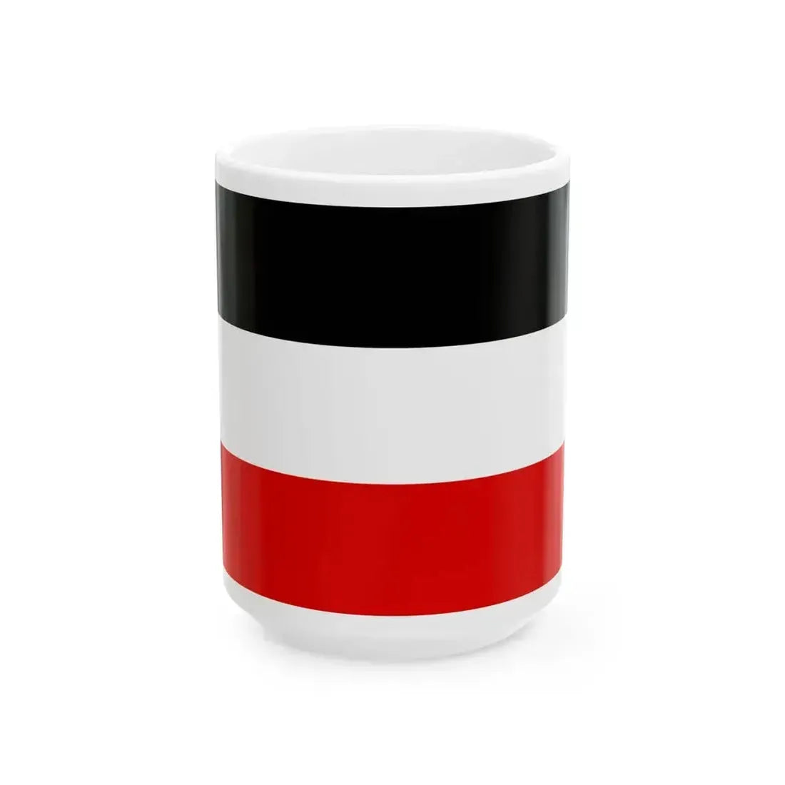 Flag of Germany 1933-1935 2-3 (Germany) White Coffee Mug 15oz - Go Mug Yourself