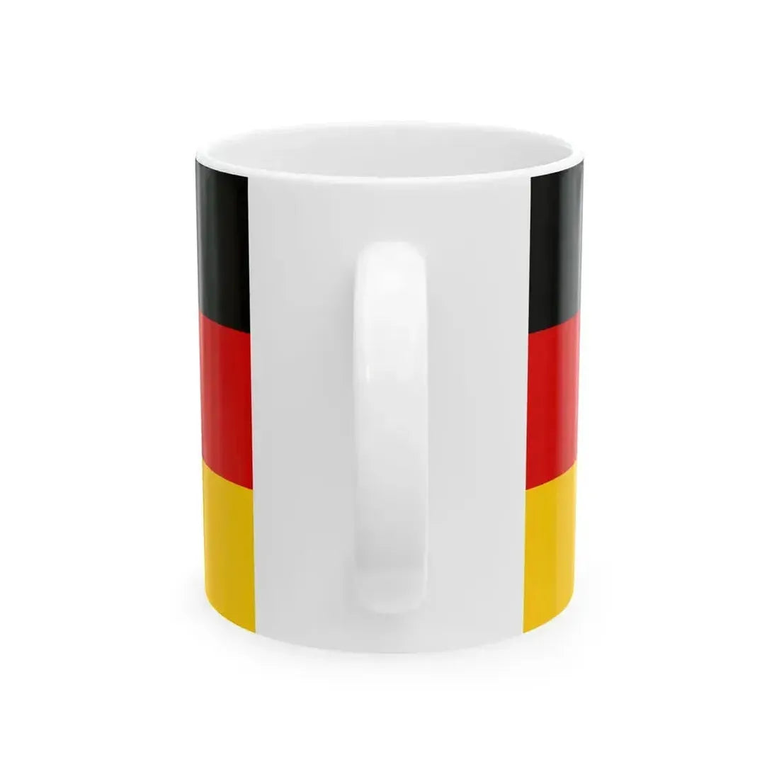 Flag of Germany 2-1 (Germany) White Coffee Mug - Go Mug Yourself