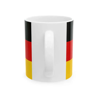 Flag of Germany 2-1 (Germany) White Coffee Mug - Go Mug Yourself