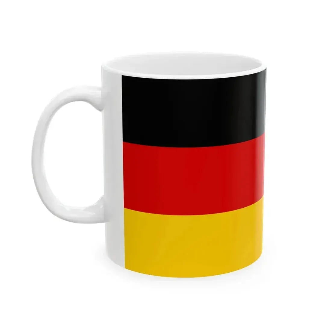 Flag of Germany 2-1 (Germany) White Coffee Mug - Go Mug Yourself
