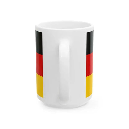 Flag of Germany 2-1 (Germany) White Coffee Mug - Go Mug Yourself