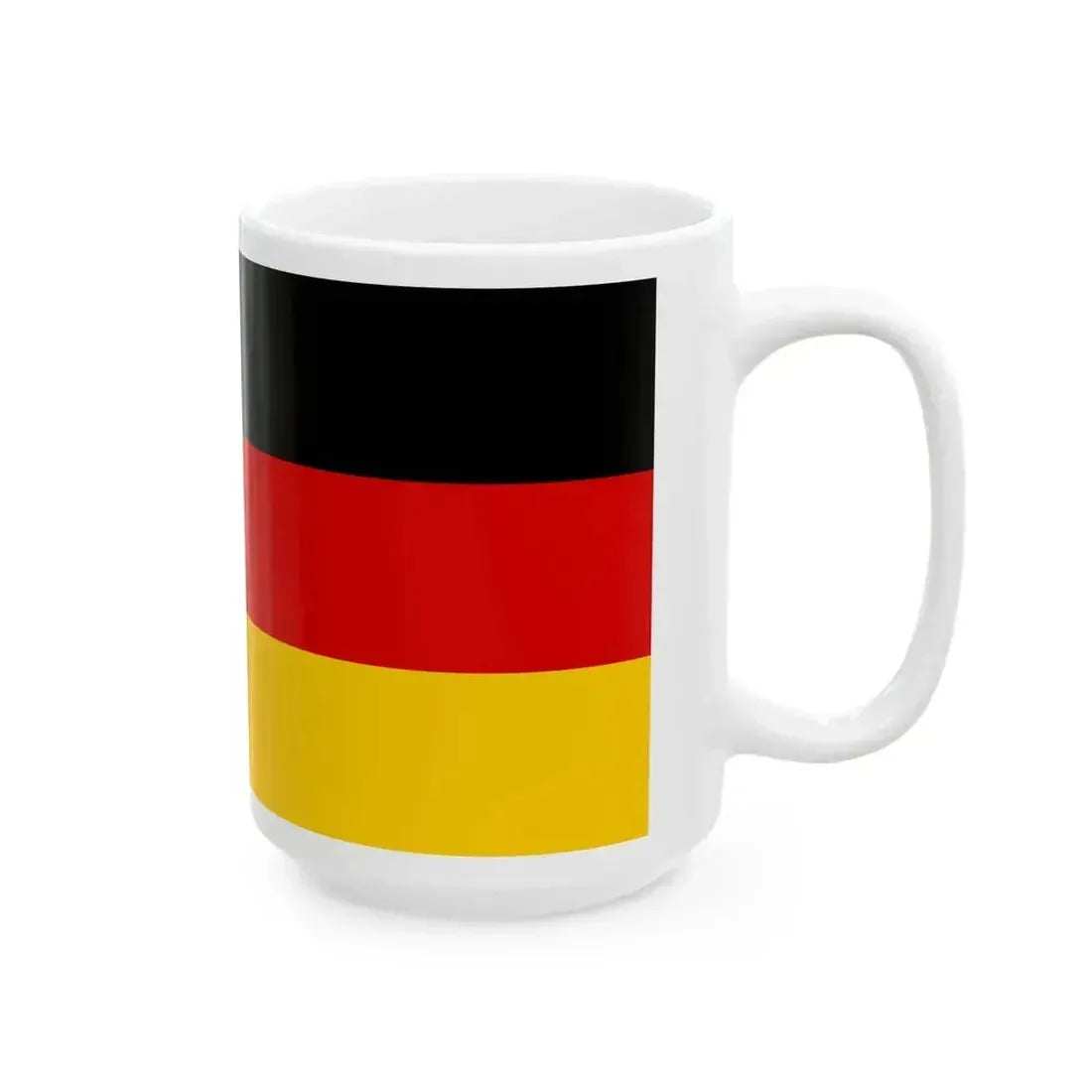 Flag of Germany 2-1 (Germany) White Coffee Mug - Go Mug Yourself