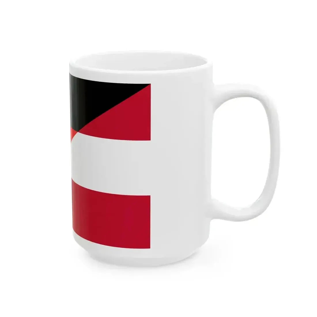 Flag of Germany and Austria (Austria) White Coffee Mug - Go Mug Yourself