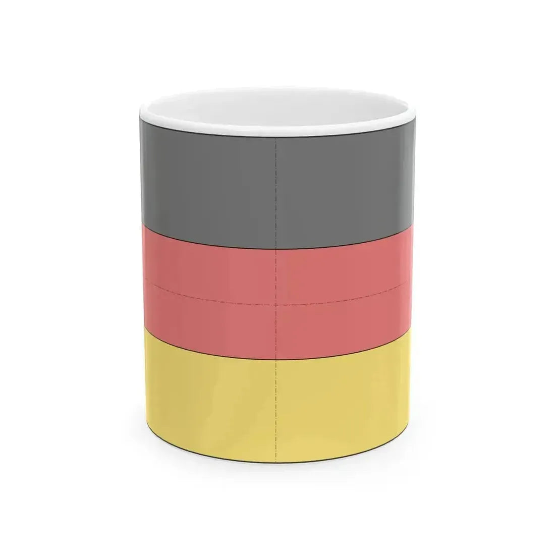 Flag of Germany construction sheet (Germany) White Coffee Mug 11oz - Go Mug Yourself