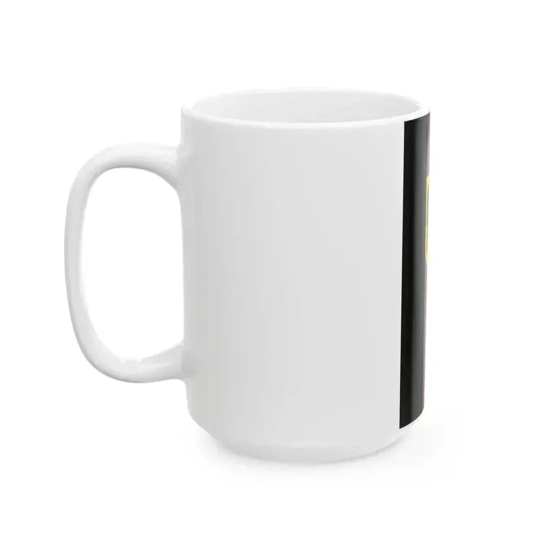 Flag of Germany Hanging state flag (Germany) White Coffee Mug - Go Mug Yourself