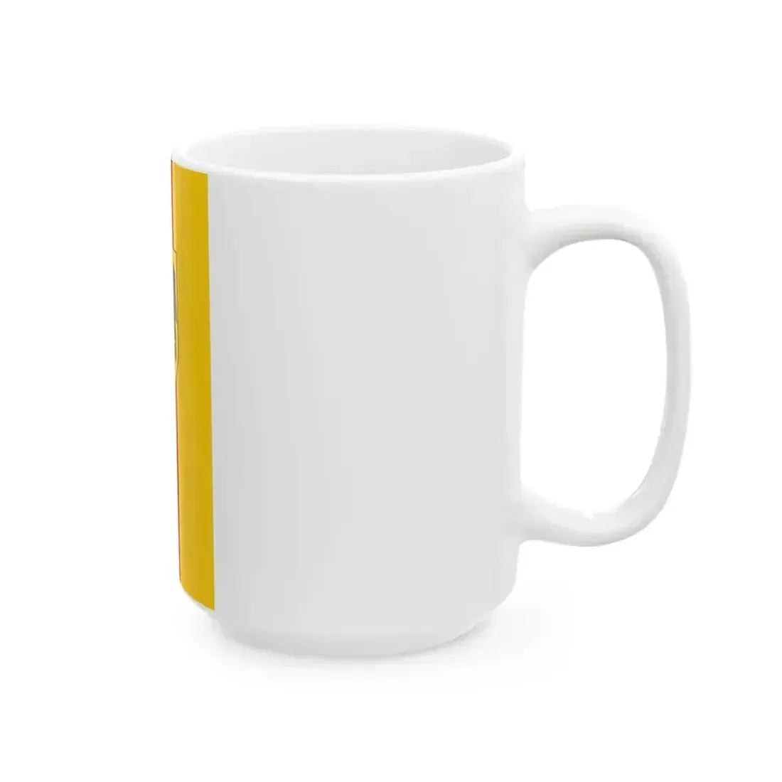 Flag of Germany Hanging state flag (Germany) White Coffee Mug - Go Mug Yourself