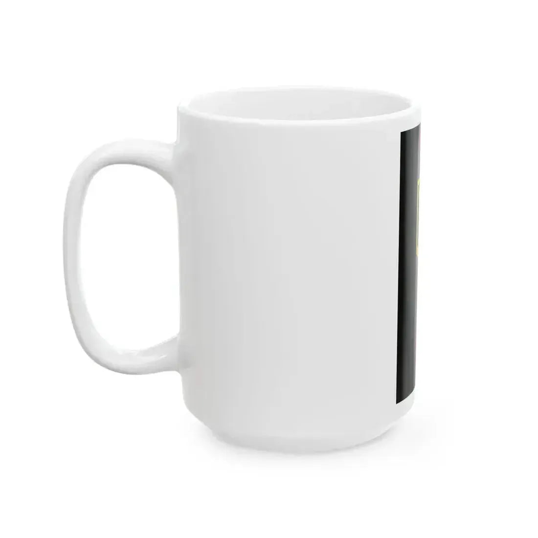 Flag of Germany Hanging unofficial state flag (Germany) White Coffee Mug - Go Mug Yourself