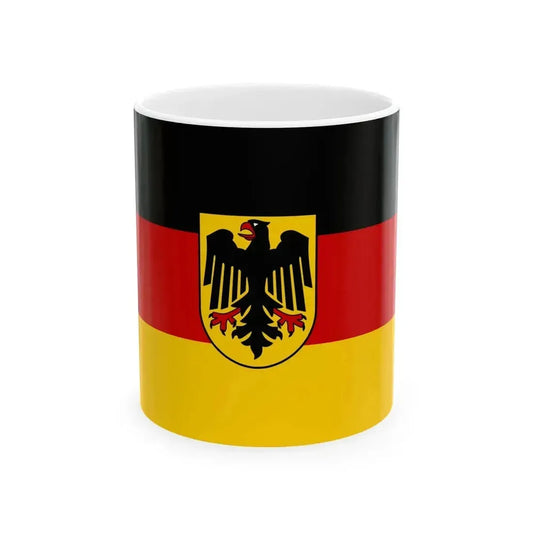 Flag of Germany state (Germany) White Coffee Mug 11oz - Go Mug Yourself