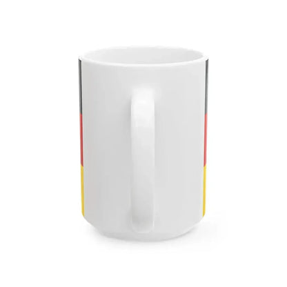 Flag of Germany unoff 3-2 (Germany) White Coffee Mug - Go Mug Yourself