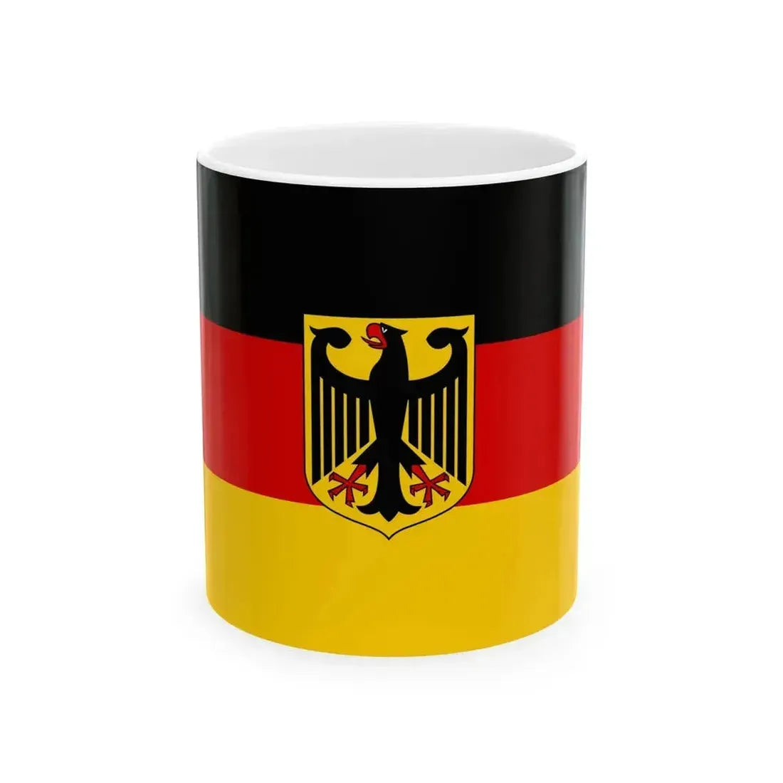 Flag of Germany unoff (Germany) White Coffee Mug 11oz - Go Mug Yourself