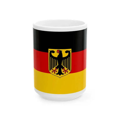 Flag of Germany unoff (Germany) White Coffee Mug 15oz - Go Mug Yourself