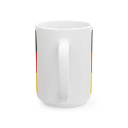 Flag of Germany unoff (Germany) White Coffee Mug-Go Mug Yourself