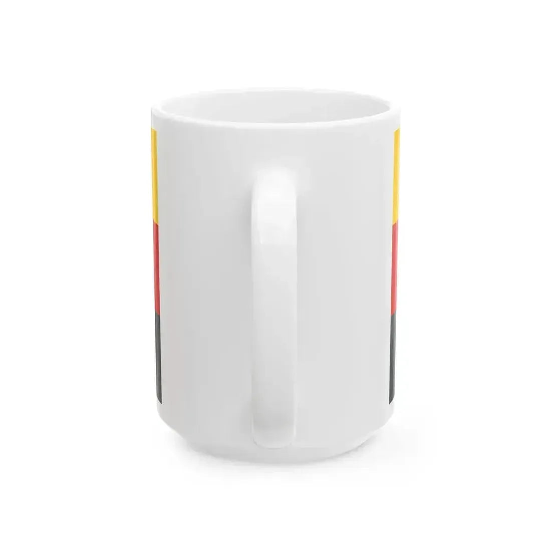 Flag of Germany upside down (Germany) White Coffee Mug - Go Mug Yourself