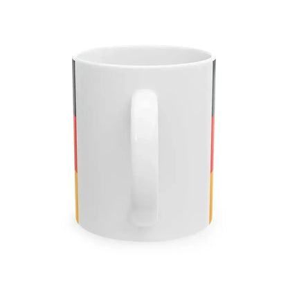 Flag of Germany WFB 2000 (Germany) White Coffee Mug - Go Mug Yourself