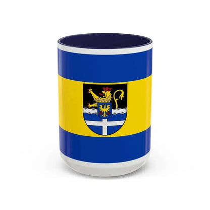 Flag of Germersheim Germany - Accent Coffee Mug 15oz Navy - Go Mug Yourself
