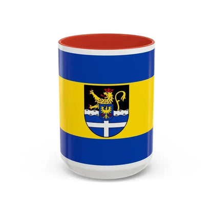Flag of Germersheim Germany - Accent Coffee Mug 15oz Red - Go Mug Yourself