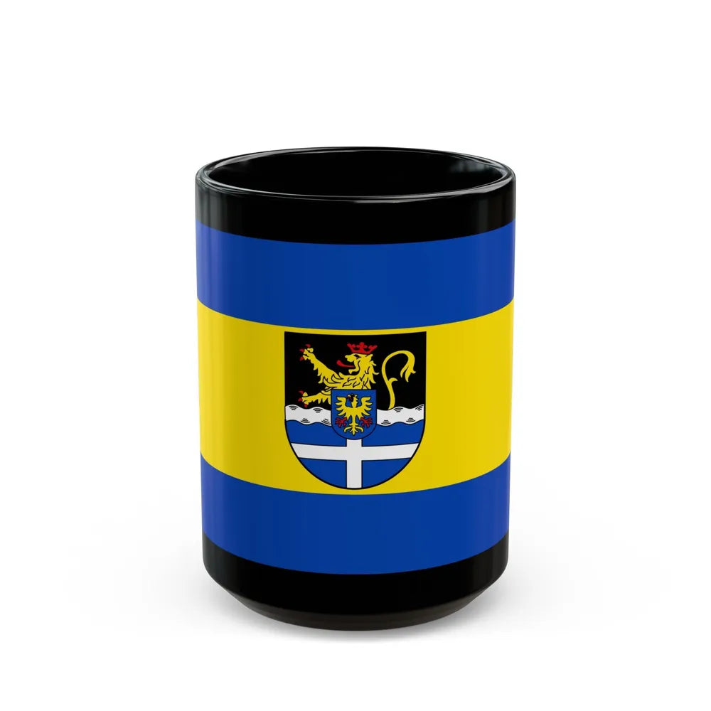 Flag of Germersheim Germany - Black Coffee Mug-15oz-Go Mug Yourself