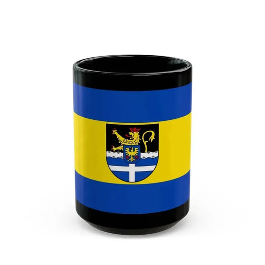 Flag of Germersheim Germany - Black Coffee Mug 15oz - Go Mug Yourself