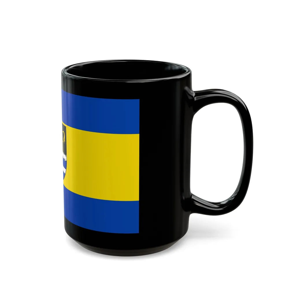 Flag of Germersheim Germany - Black Coffee Mug-Go Mug Yourself