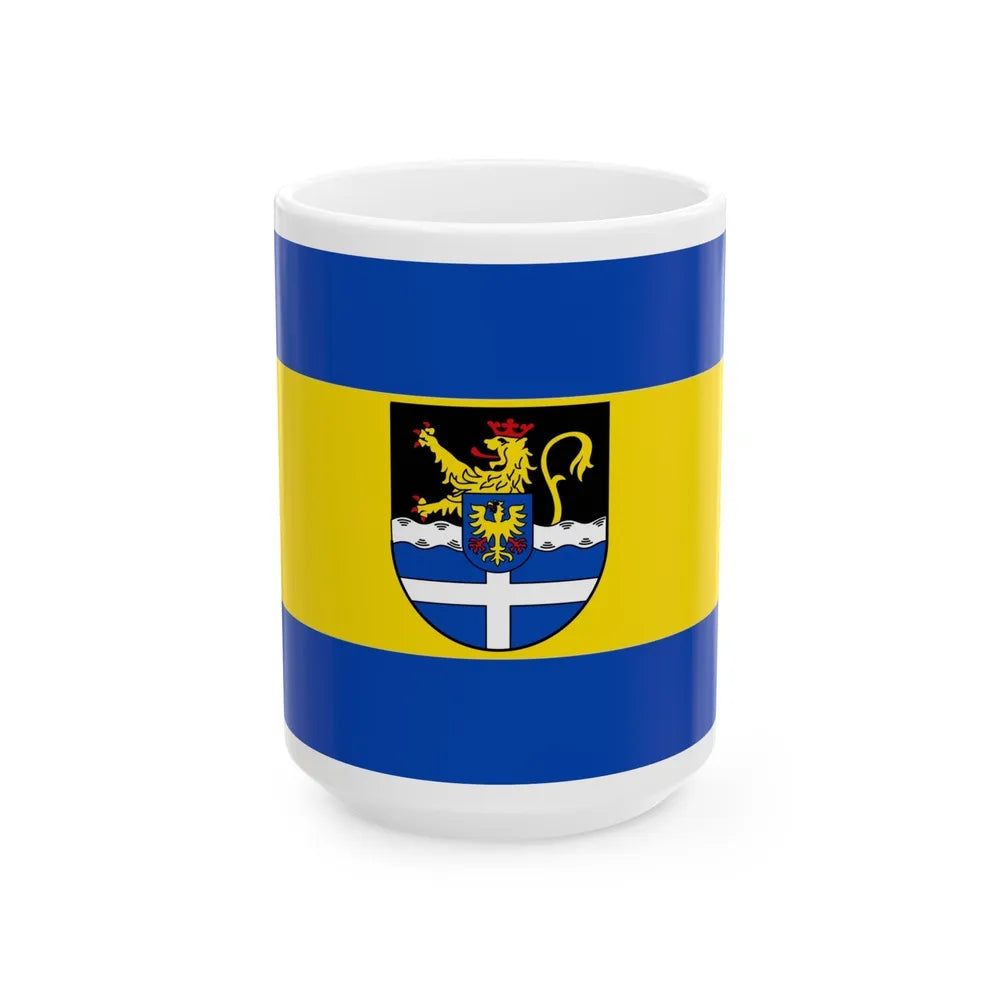 Flag of Germersheim Germany - White Coffee Mug-15oz-Go Mug Yourself