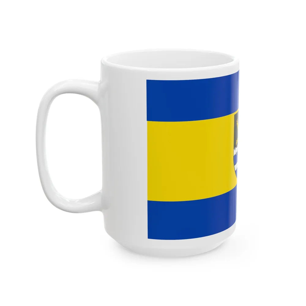 Flag of Germersheim Germany - White Coffee Mug-Go Mug Yourself