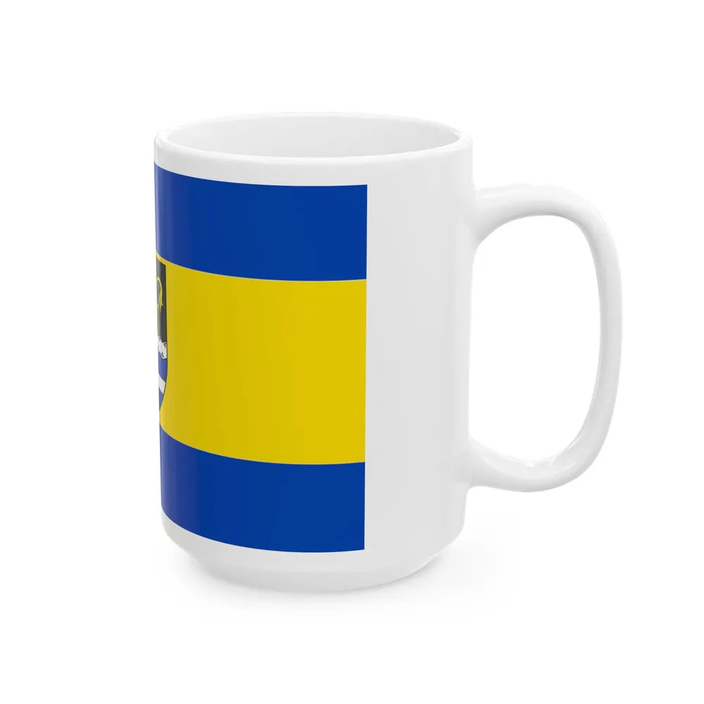 Flag of Germersheim Germany - White Coffee Mug-Go Mug Yourself