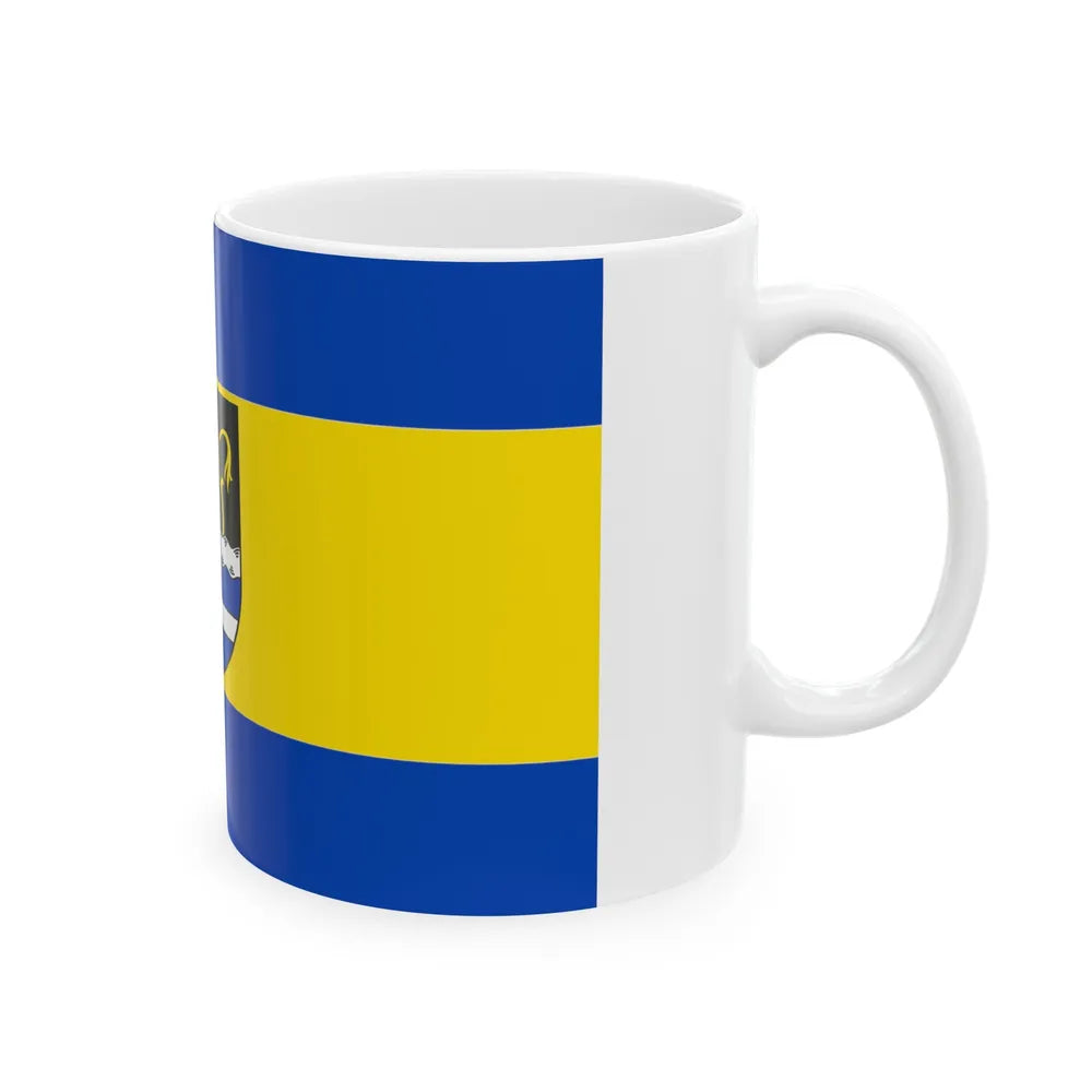 Flag of Germersheim Germany - White Coffee Mug-Go Mug Yourself