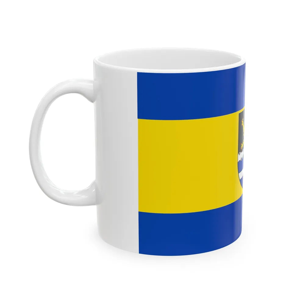 Flag of Germersheim Germany - White Coffee Mug-Go Mug Yourself