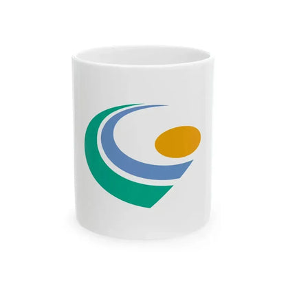 Flag of Gero Gifu (Japan) White Coffee Mug 11oz - Go Mug Yourself
