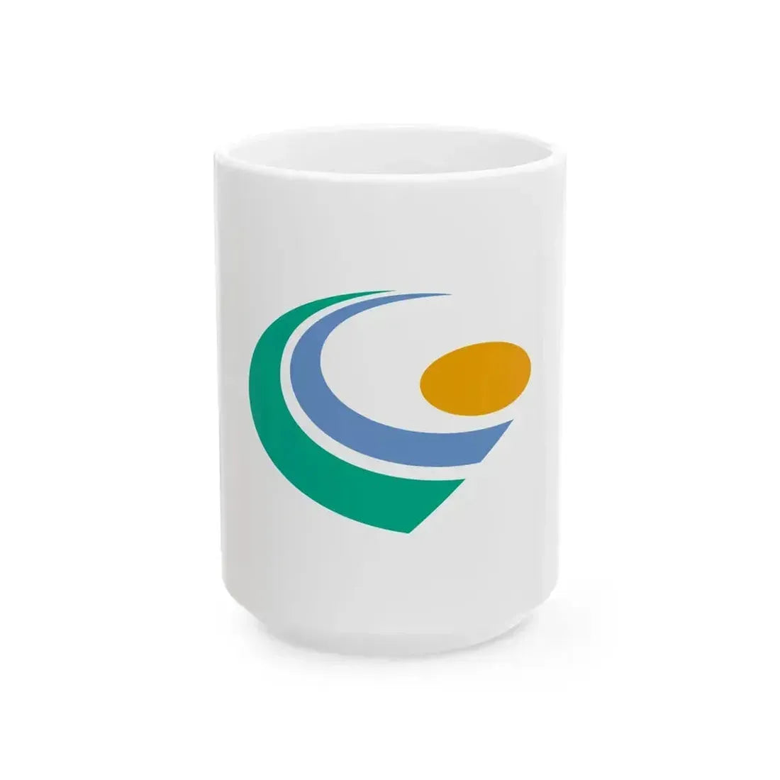 Flag of Gero Gifu (Japan) White Coffee Mug 15oz - Go Mug Yourself