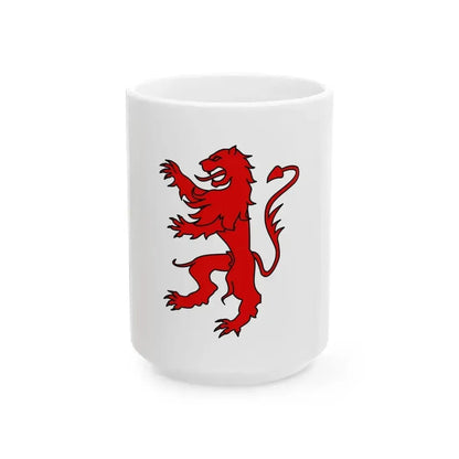 Flag of Gers (France) White Coffee Mug 15oz - Go Mug Yourself