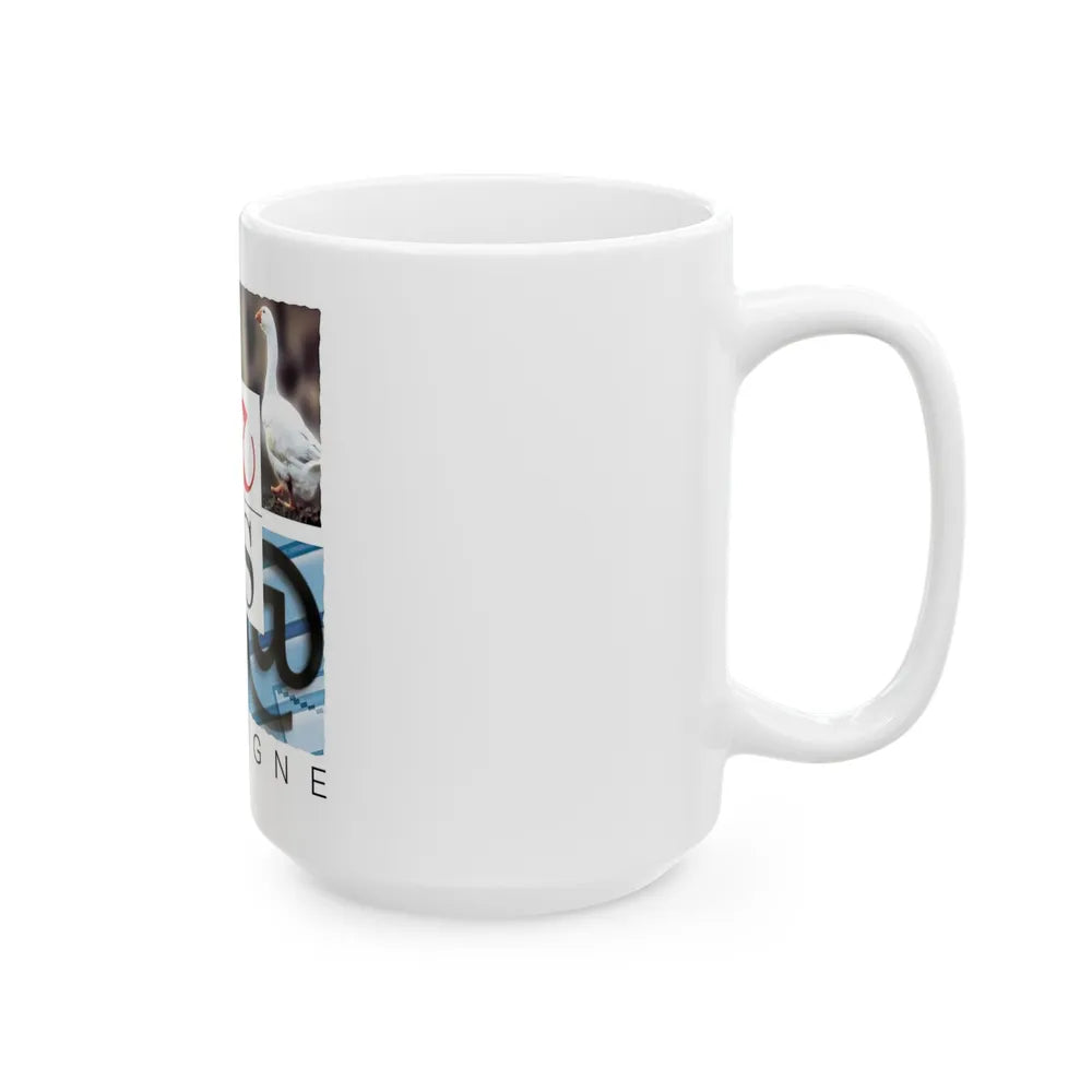 Flag of Gers France - White Coffee Mug-Go Mug Yourself