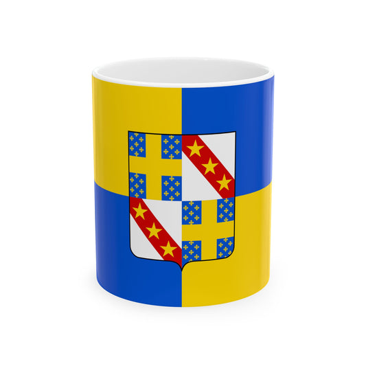 Flag of Gesves (Belgium) White Coffee Mug-11oz-Go Mug Yourself