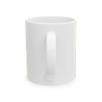 Flag of Gesves (Belgium) White Coffee Mug-Go Mug Yourself