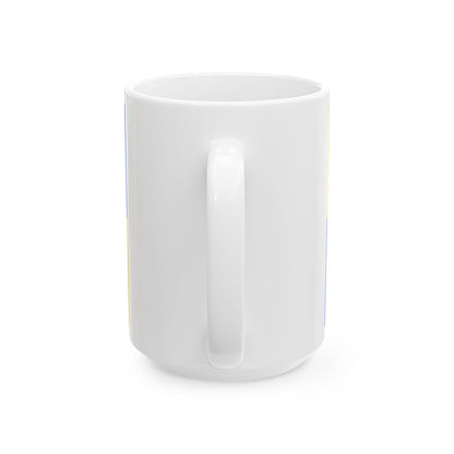 Flag of Gesves (Belgium) White Coffee Mug-Go Mug Yourself