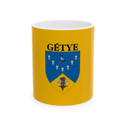 Flag of Getye (Hungary) White Coffee Mug-11oz-Go Mug Yourself