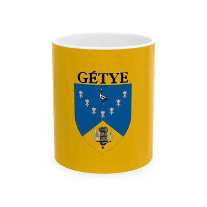 Flag of Getye (Hungary) White Coffee Mug 11oz - Go Mug Yourself