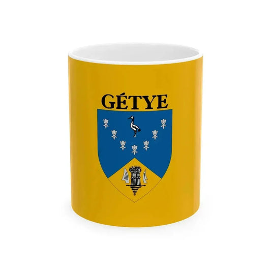 Flag of Getye (Hungary) White Coffee Mug 11oz - Go Mug Yourself