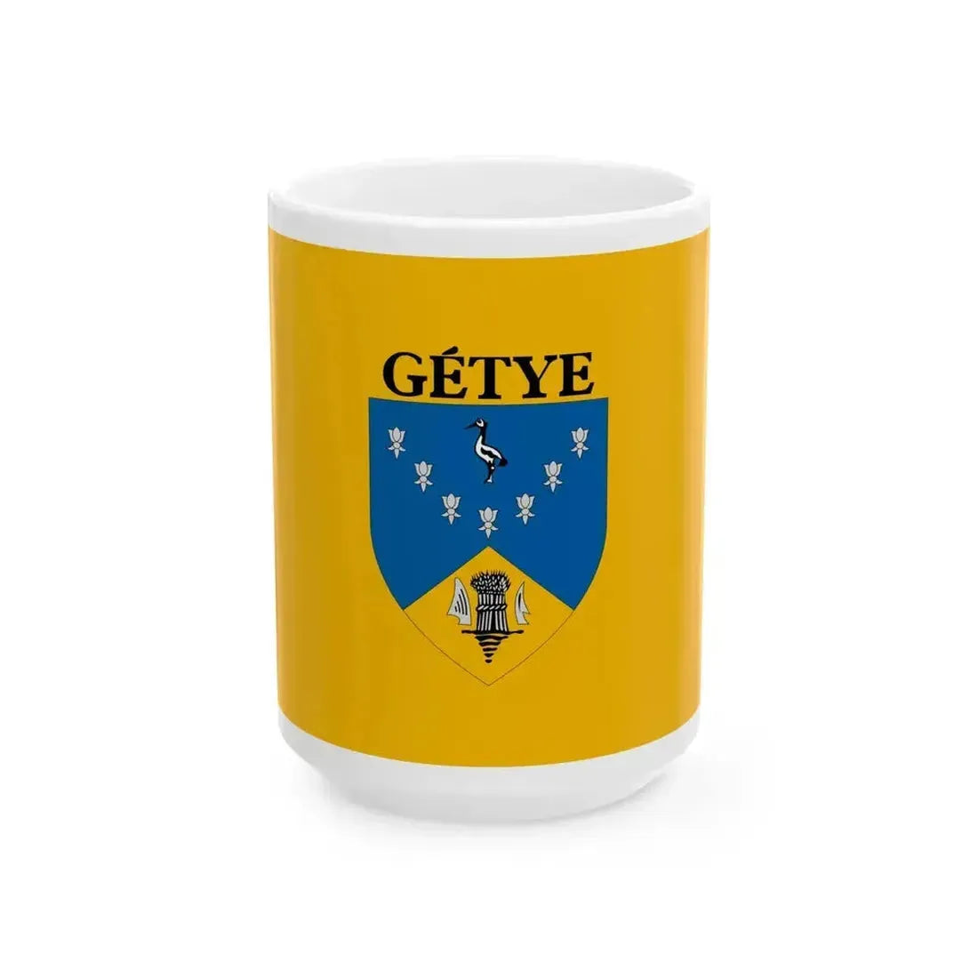 Flag of Getye (Hungary) White Coffee Mug 15oz - Go Mug Yourself