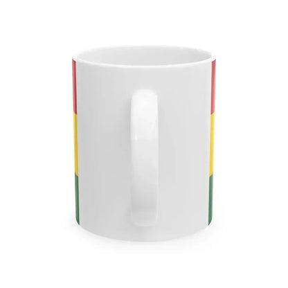 Flag of Ghana (Ghana) White Coffee Mug - Go Mug Yourself
