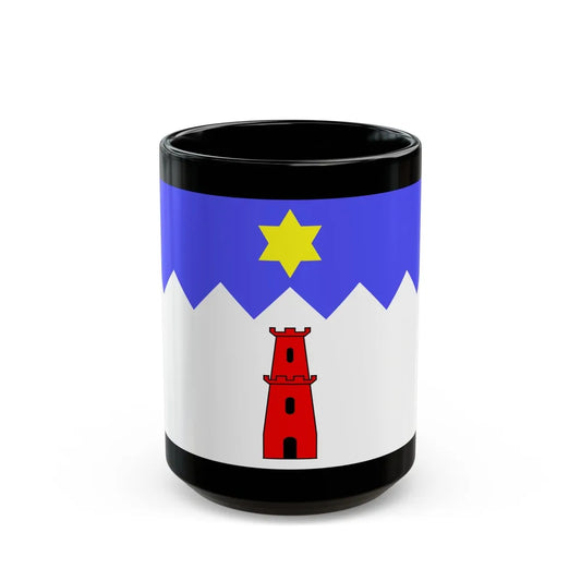 Flag of Gharb Malta - Black Coffee Mug-15oz-Go Mug Yourself